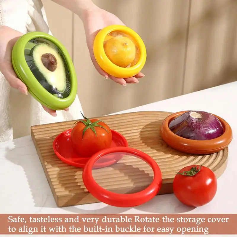 4-Piece Reusable Fruit & Veg Keeper