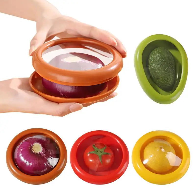 4-Piece Reusable Fruit & Veg Keeper